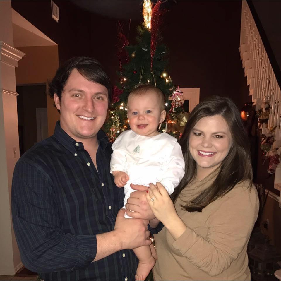 When John Mark participated in a photo during his very first Christmas, and Mommy and Daddy both knew it was a Christmas miracle!