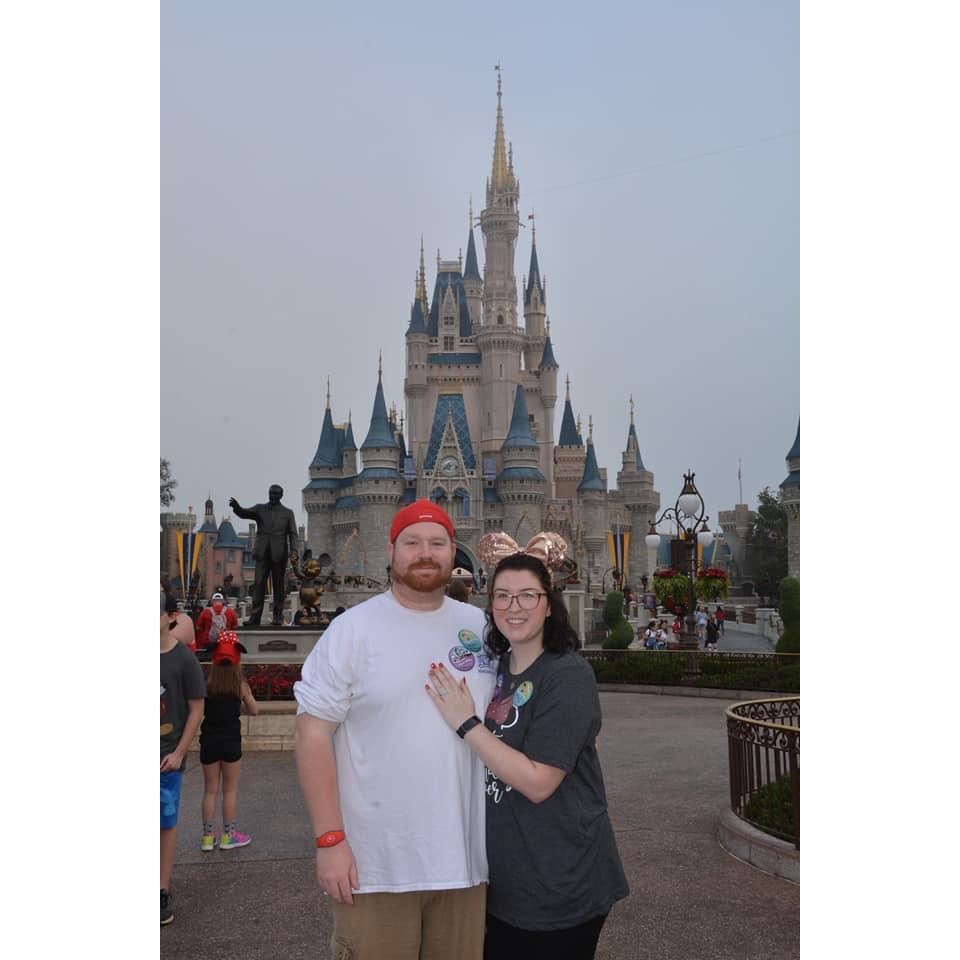 Enjoying our birthday as an engaged couple! 2018