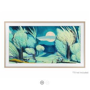 43" Frame TV Bezel in Modern Teak