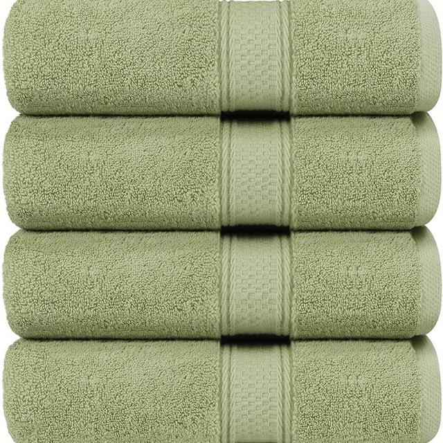 Utopia Towels - Bath Towels Set, Sage Green - Luxurious 700 GSM 100% Ring Spun Cotton - Quick Dry, Highly Absorbent, Soft Feel Towels, Perfect for Daily Use (4-Pack)