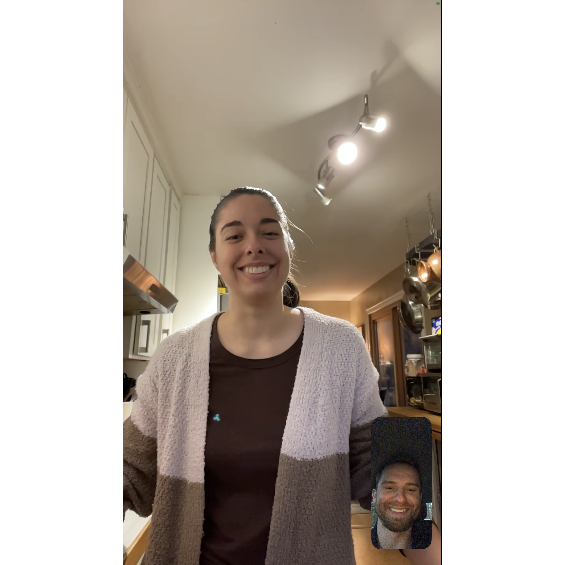 Our first Face-time call <3