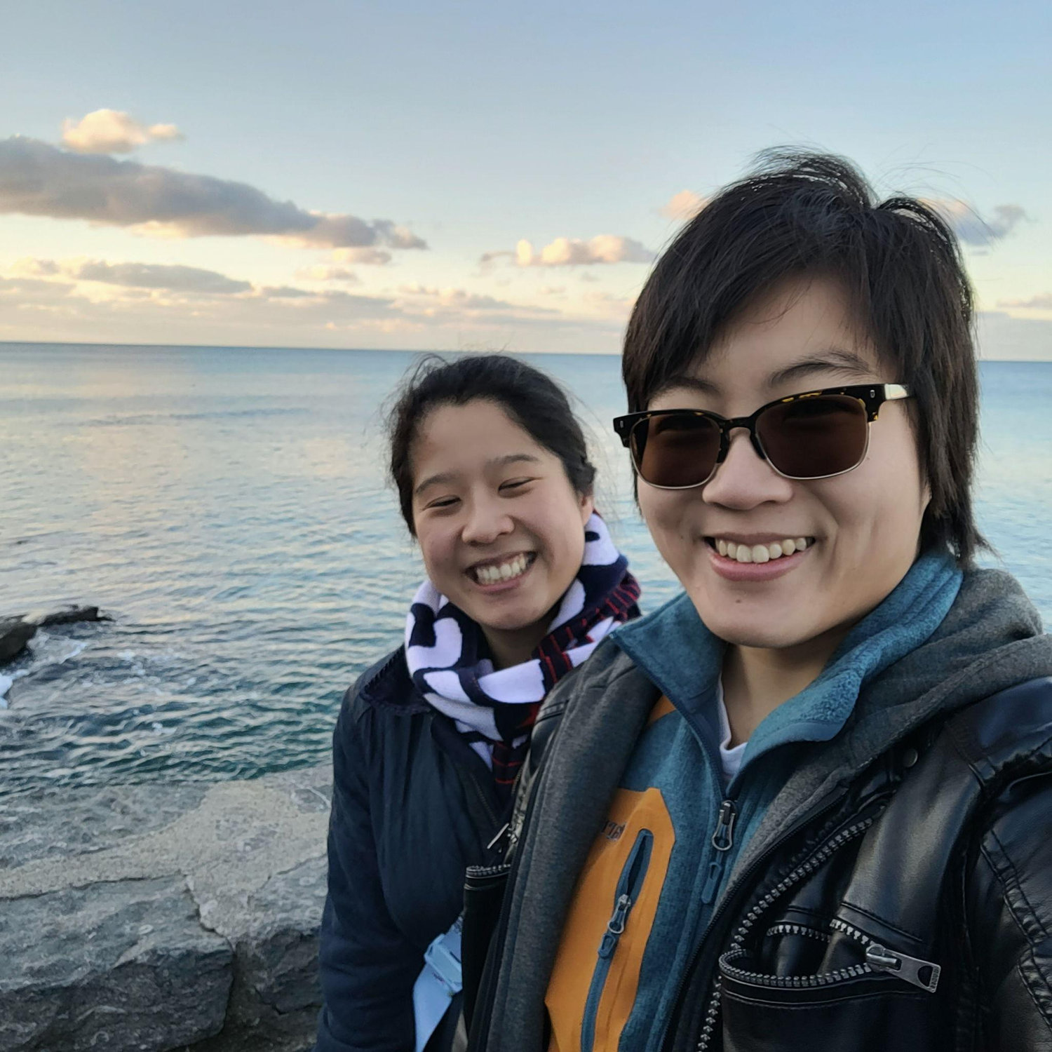 By the Newport cliff walk!