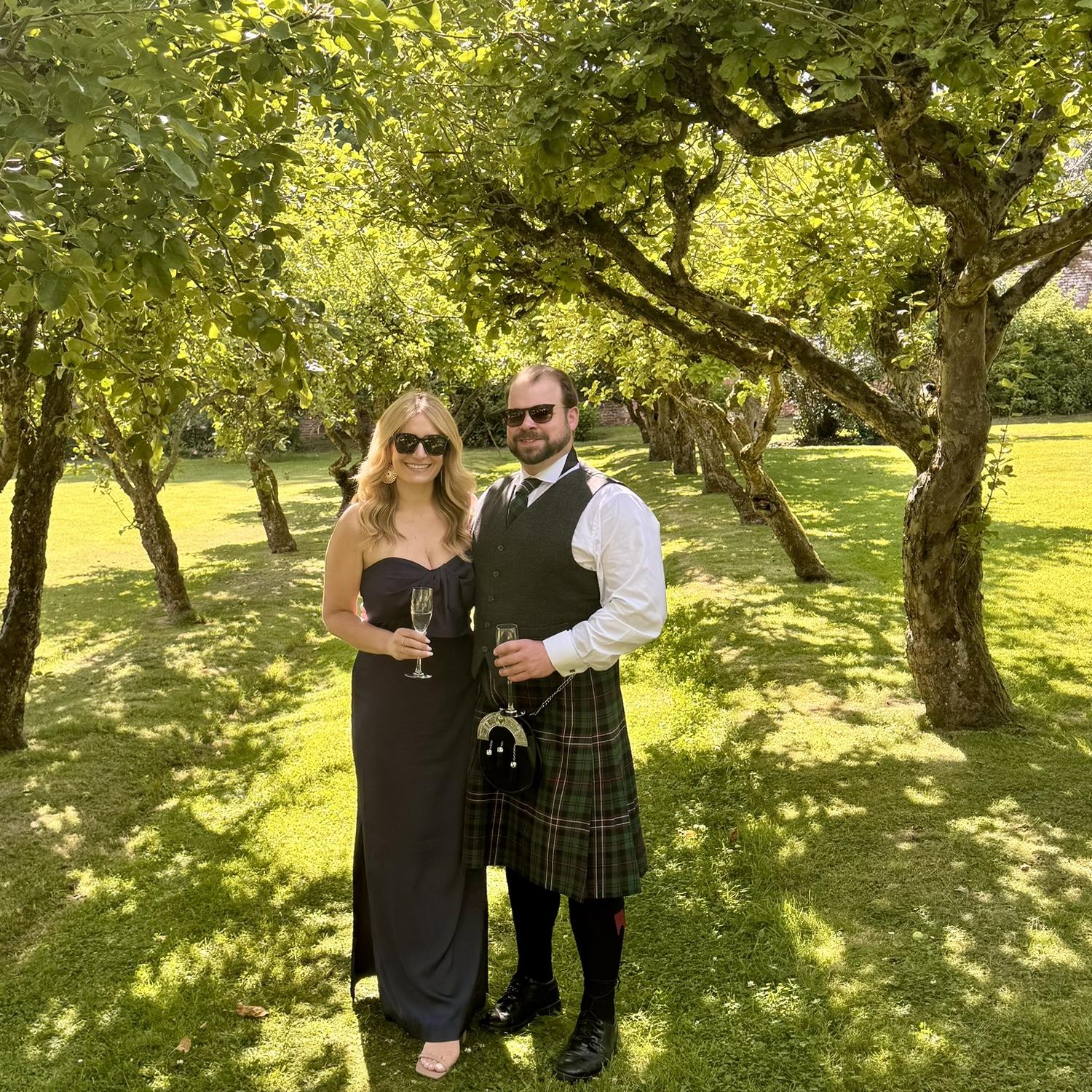 Celebrating the marriage of Matty Booker and Duncan Hedigan. Perth, Scotland. July 2025