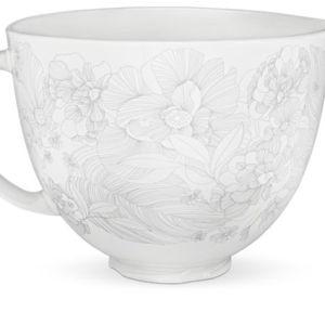 5 Quart Whispering Floral Ceramic Bowl Whispering Floral KSM2CB5PWF | KitchenAid