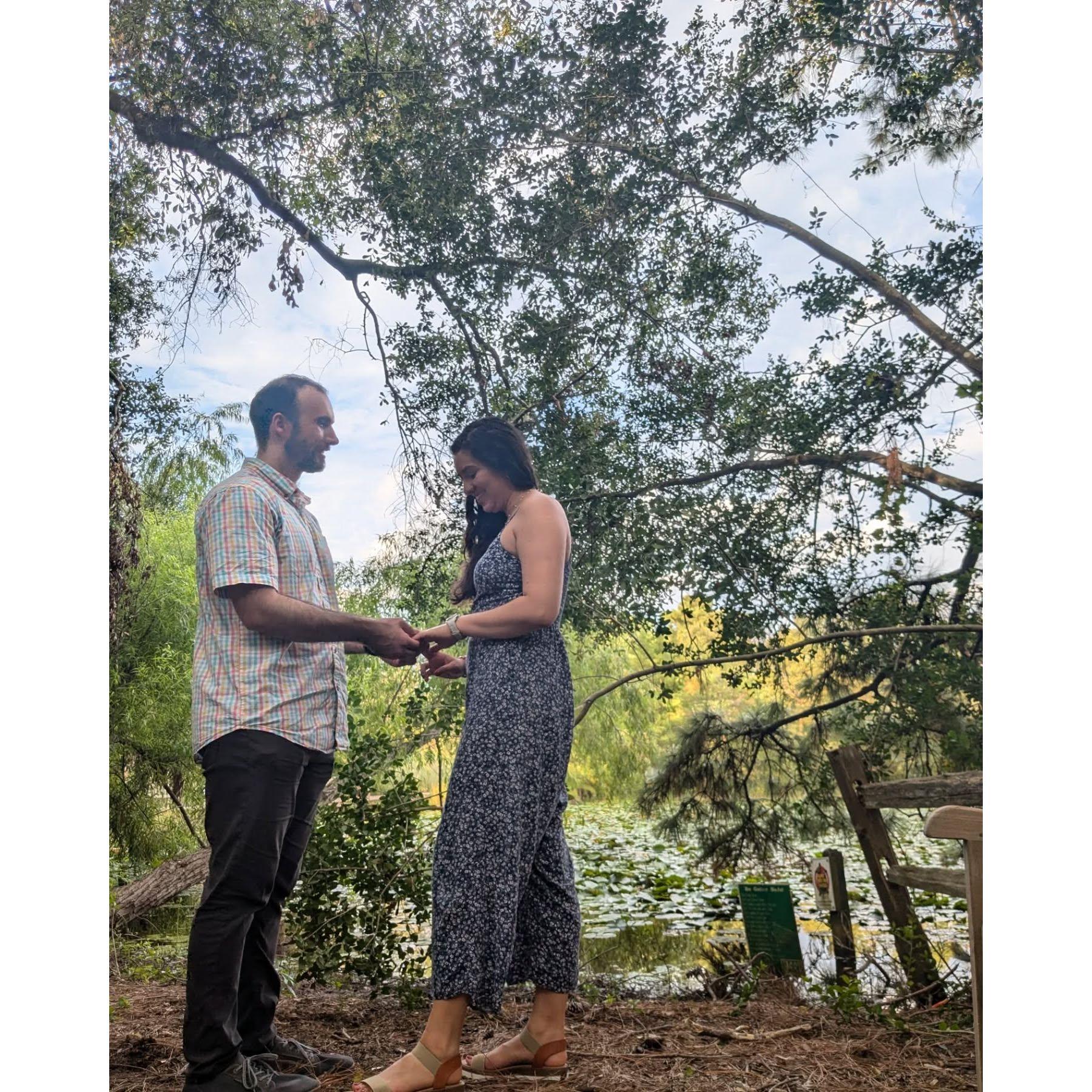 The day we got engaged!