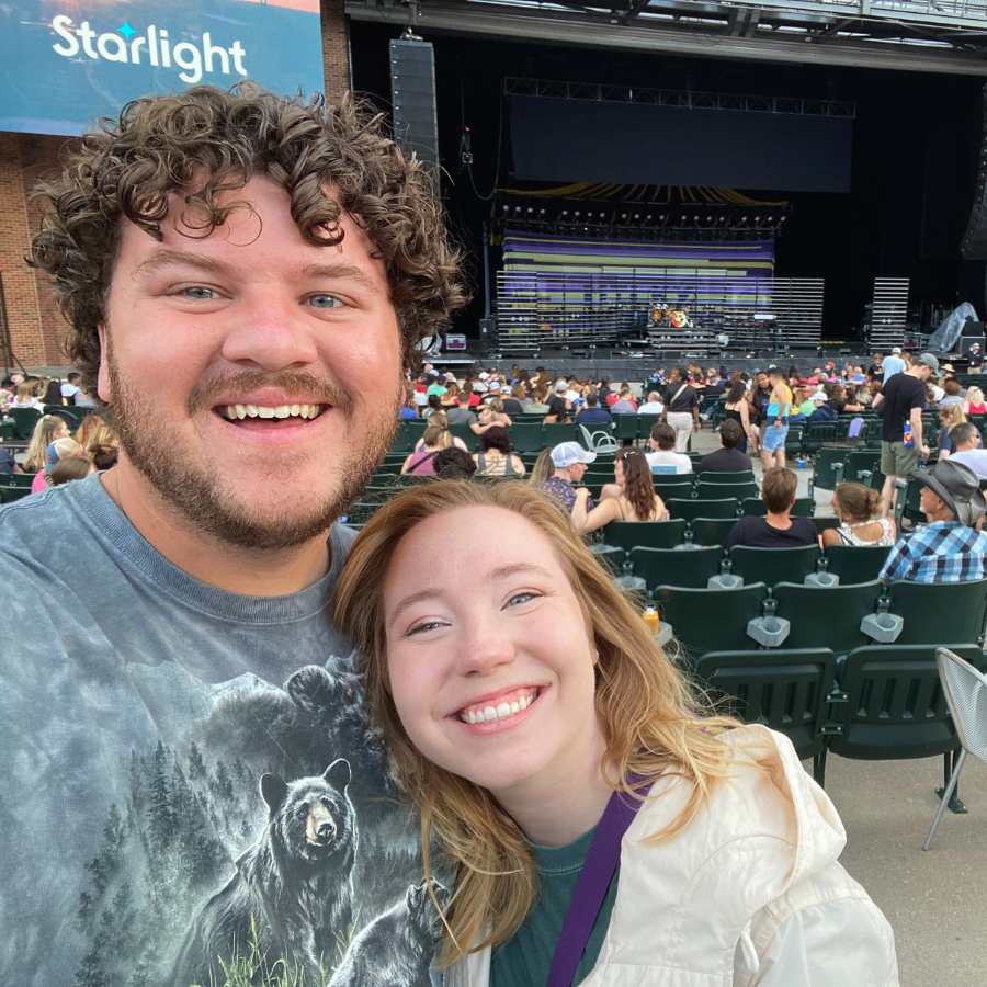 Young the Giant in KC, when Connor found out the only occasions Claire is on time is for concerts.