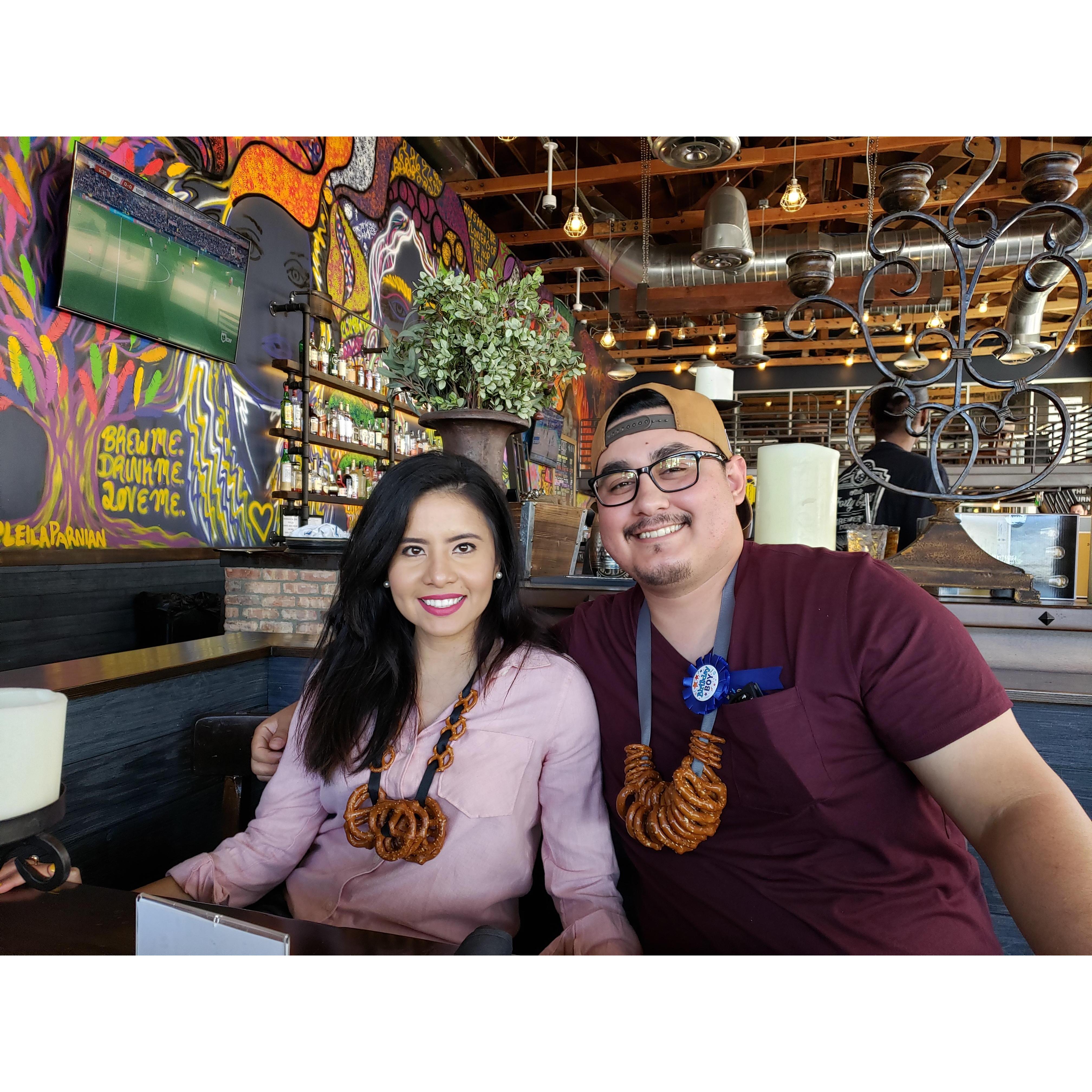 Brewery tour for Cesar's bday