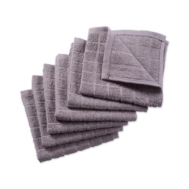 Solid Windowpane Terry Dishcloth, Set of 6