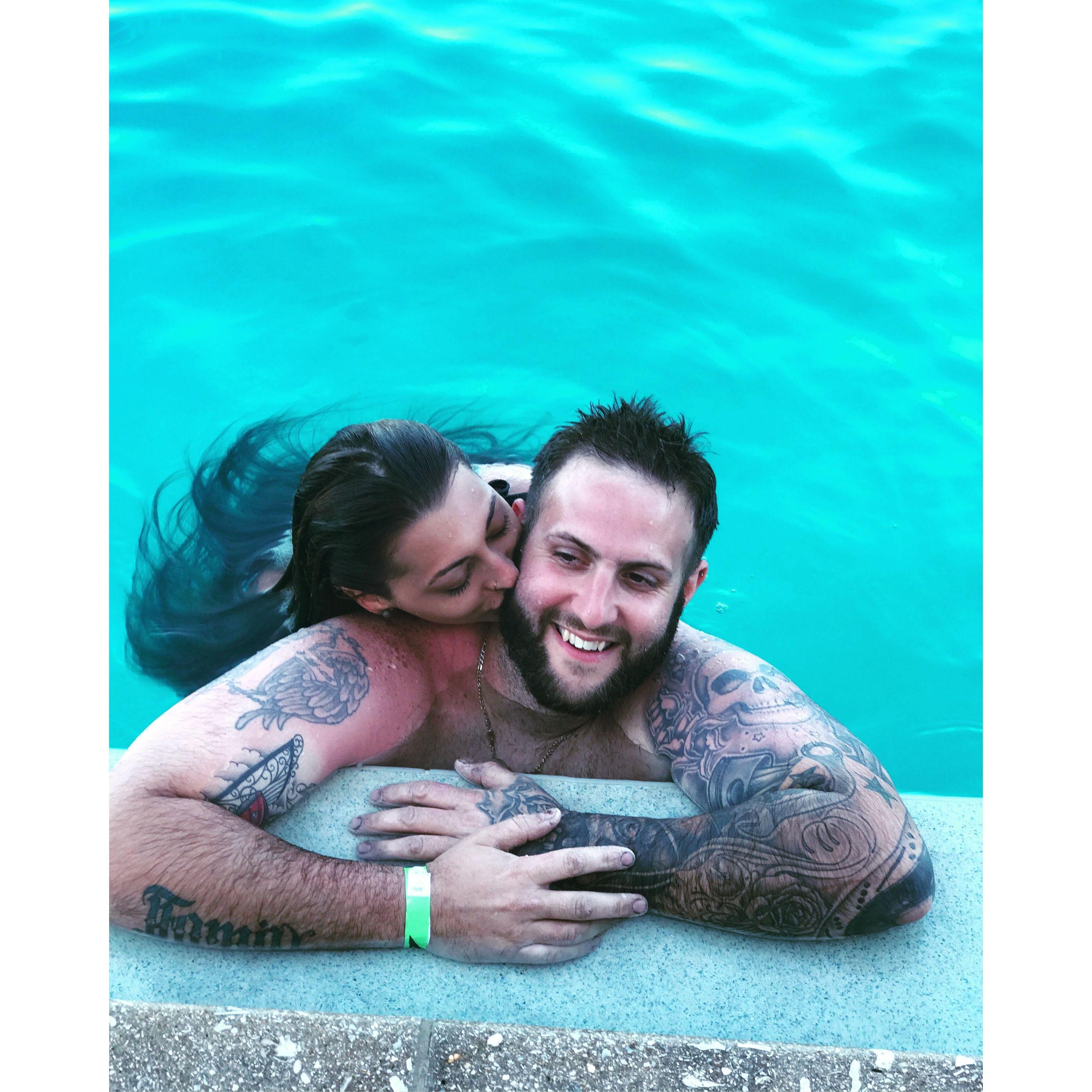 Daytona Beach, Florida.. the start of a tradition with friends that lasted for years.