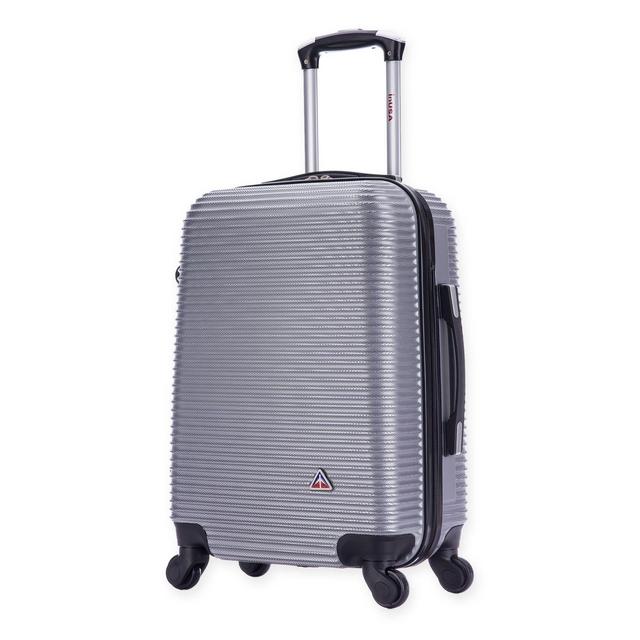 InUSA Royal 20-Inch Hardside Spinner Carry On Luggage in Silver