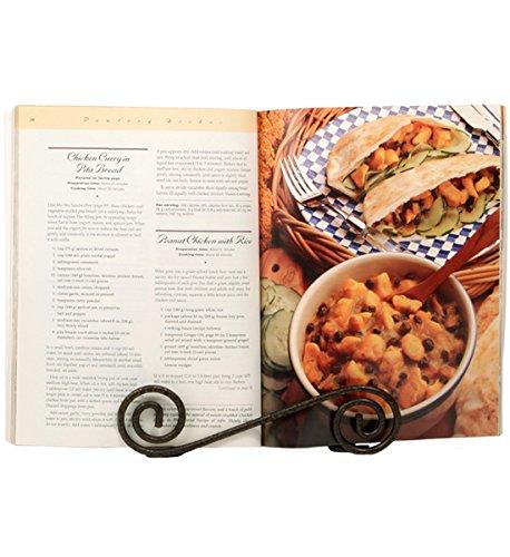 Scroll Metal Cookbook Holder