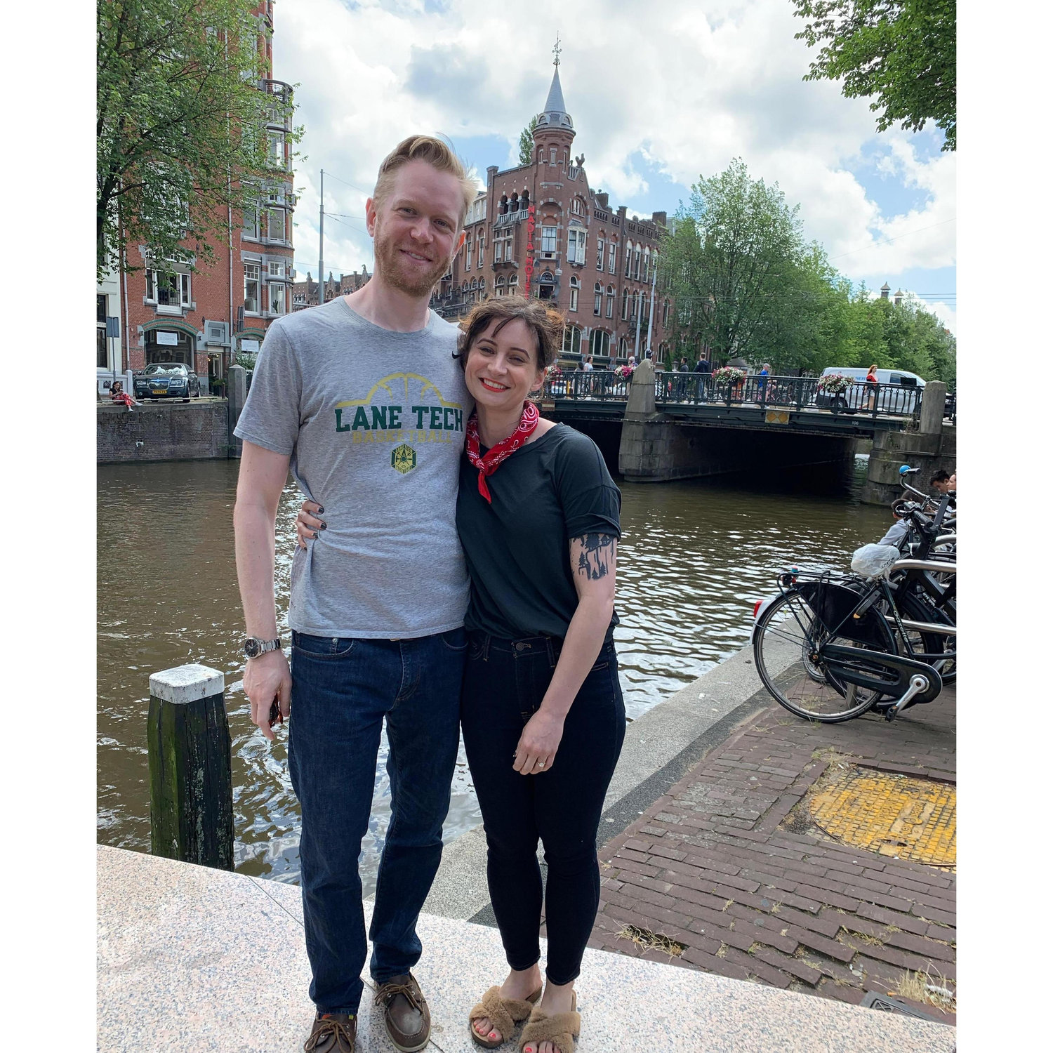 Post math tour in Amsterdam!