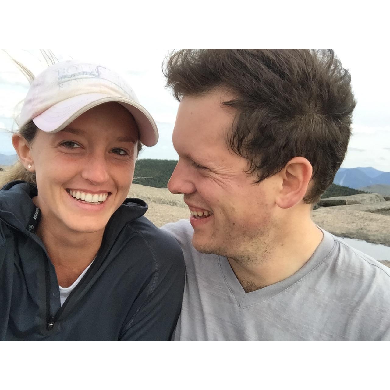 We conquered a couple of high peaks together so far, and are looking forward to the peaks we will hike together in the future!