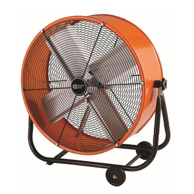 24 in. Heavy Duty 2-Speed Direct Drive Tilt Drum Fan