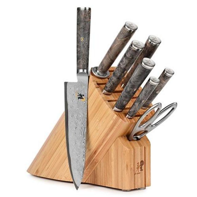 Miyabi Black 9 Piece Knife Block Set