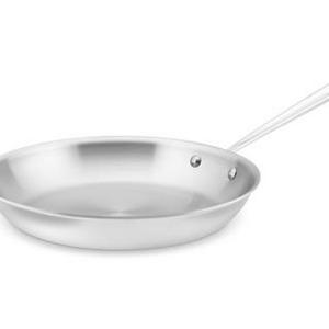 All-Clad Tri-Ply Stainless-Steel Fry Pan, 12"