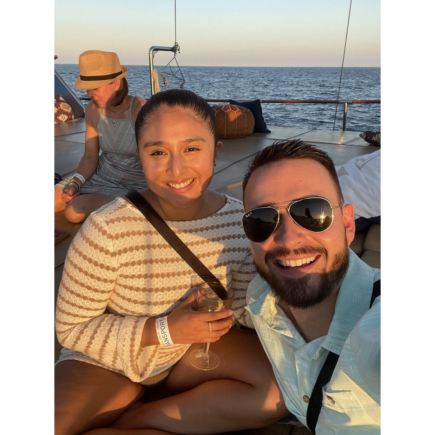 Our first sailboat ride
