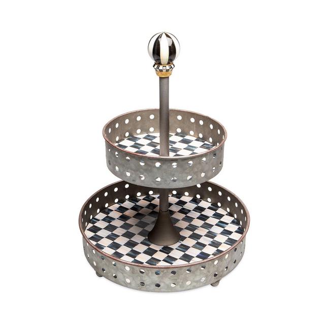 Mackenzie-Childs Courtly Tin Tiered Serving Stand