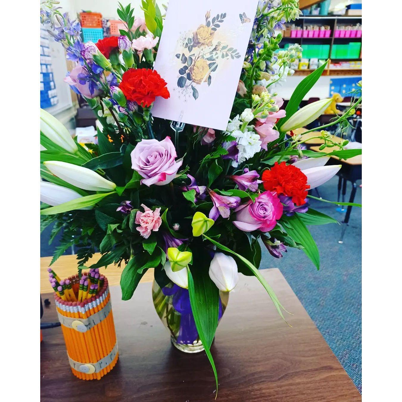 When he sent me flowers on my birthday for the first time :)