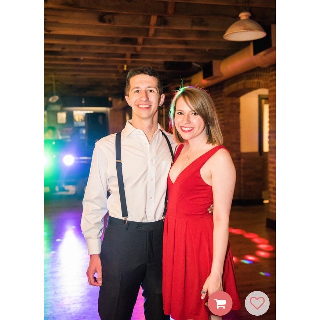 We clean up pretty nice for weddings! (Happy 4+ years, Molly & Eric!)