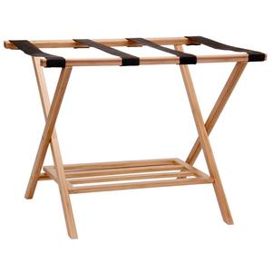 Household Essentials® Bamboo Luggage Rack with Tray