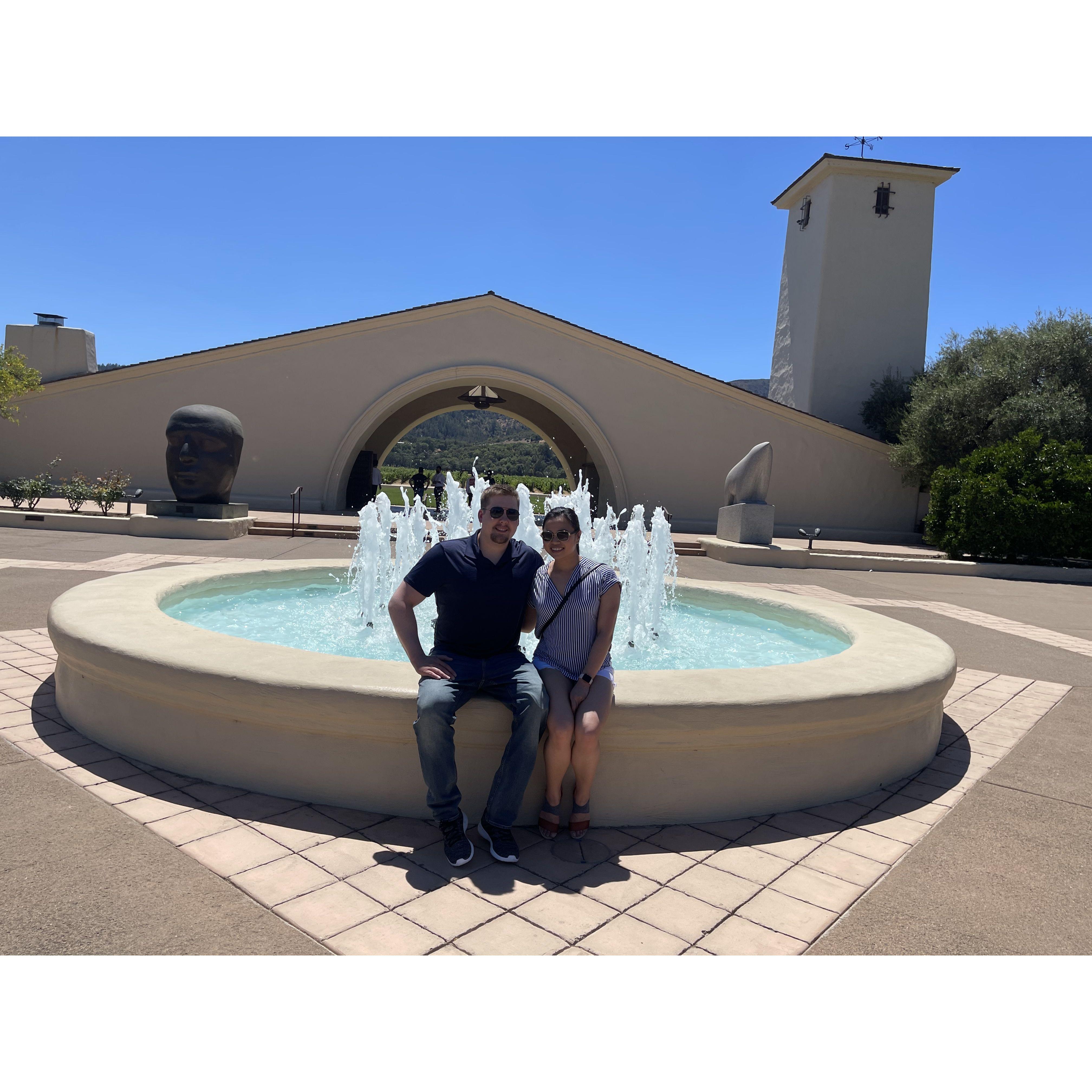 Another photo from Cory's first trip to Napa.