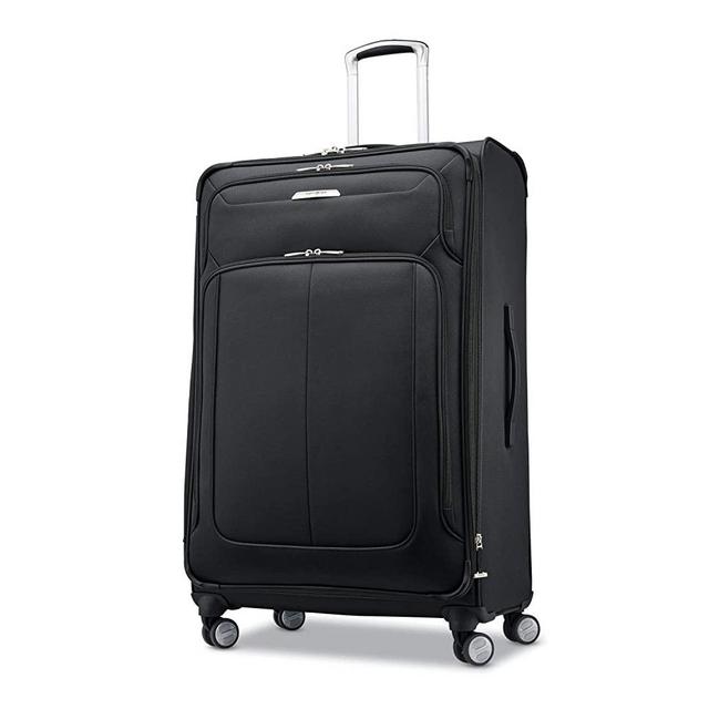 Samsonite Solyte DLX Softside Expandable Luggage with Spinner Wheels, Midnight Black