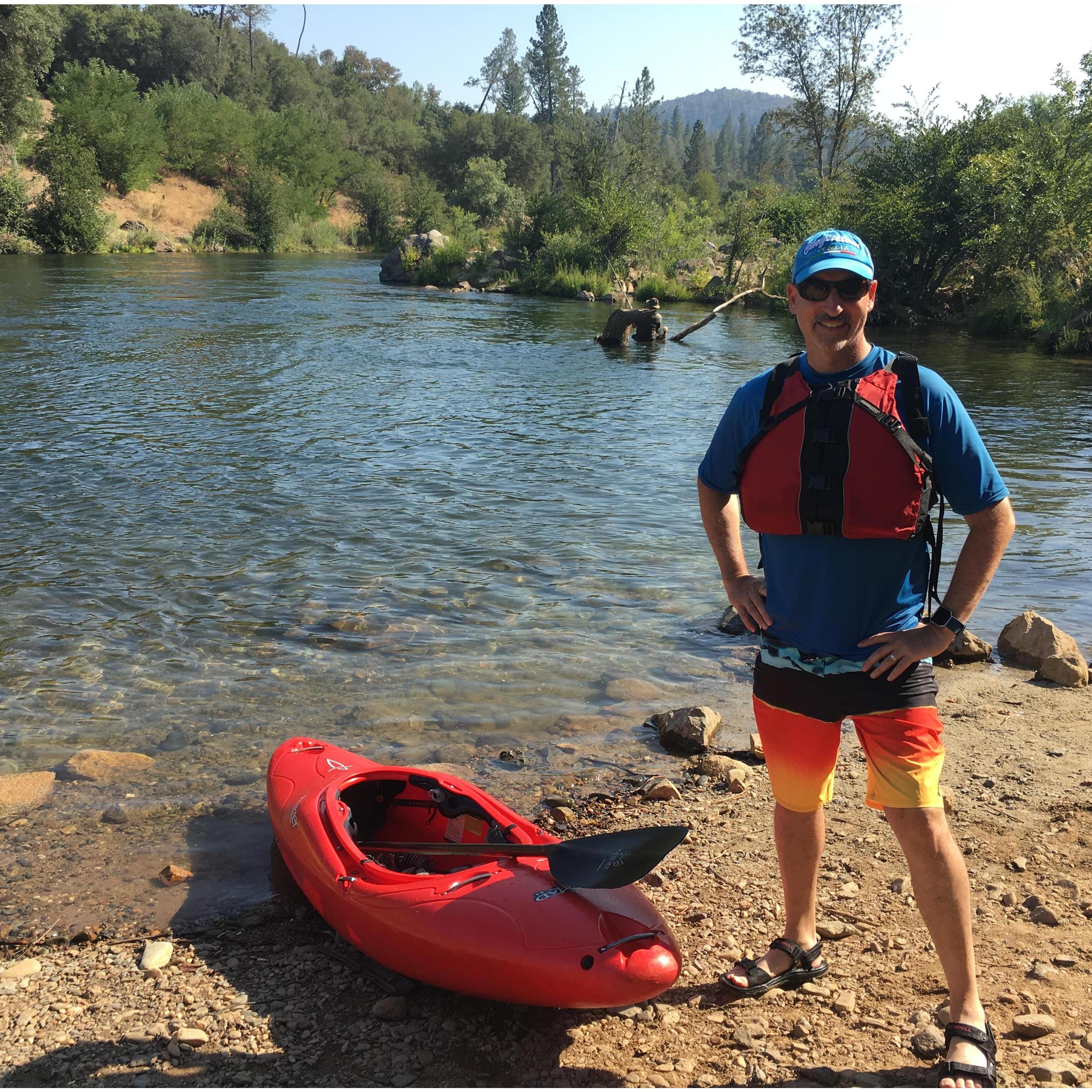 We love kayaking along the American River!
