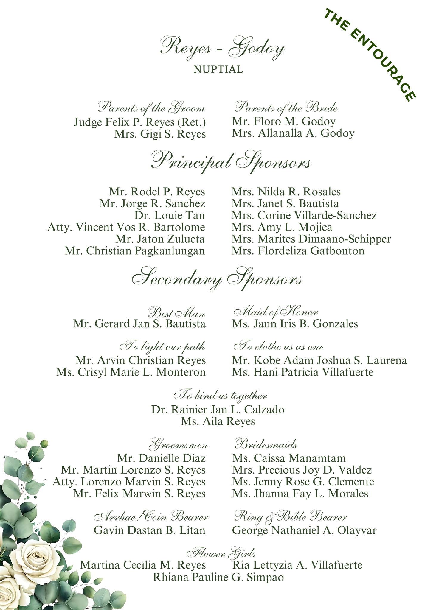 The Wedding Website of Mark Centenniel S. Reyes and Princess Rhonalla A. Godoy