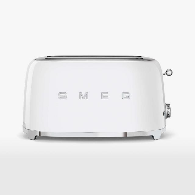 Smeg White 4-Slice Toaster