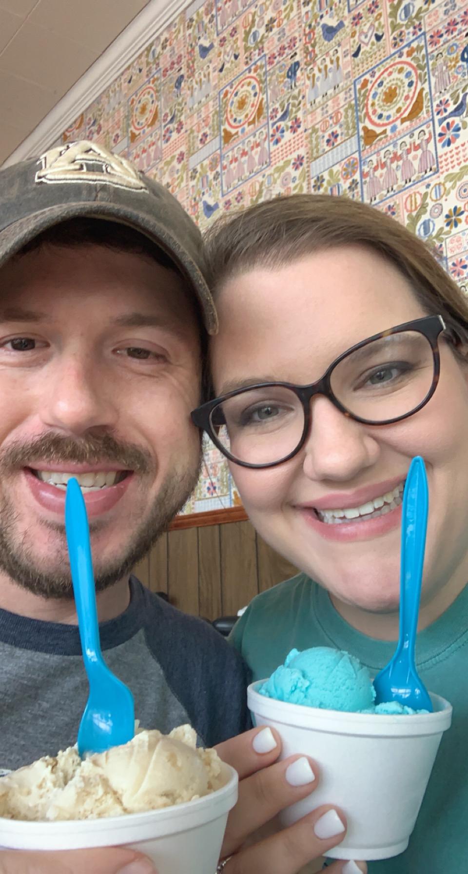 We always stop for ice cream!