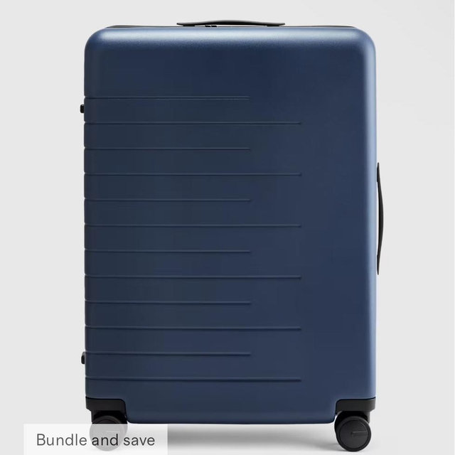Expandable Large Check-In Suitcase - Navy