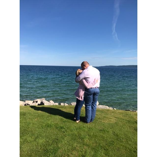 Scouting our ceremony site at the Inn at Bay Harbor, 2017.