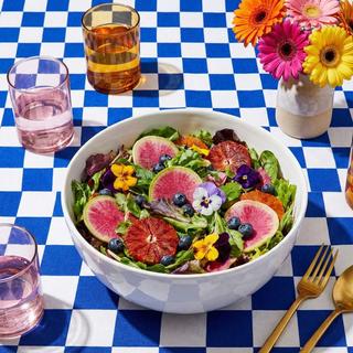 Everyday White Organic Serving Bowl