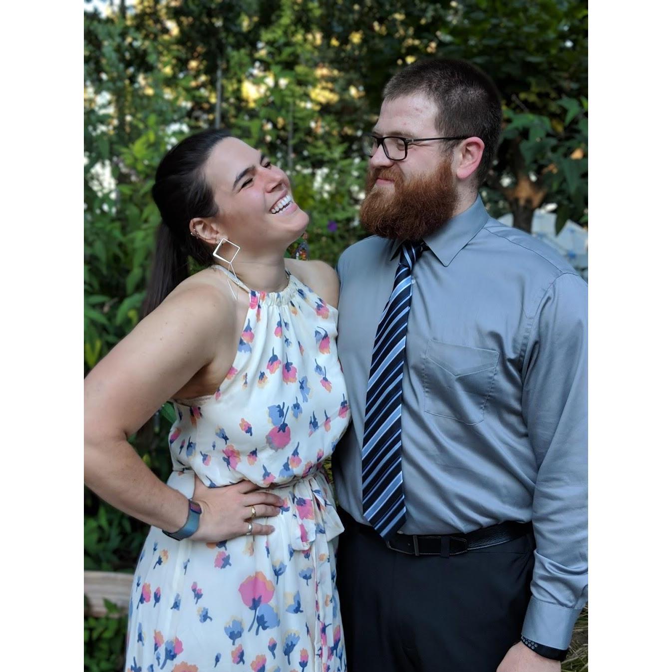We were laughing at each other's chins #trustory