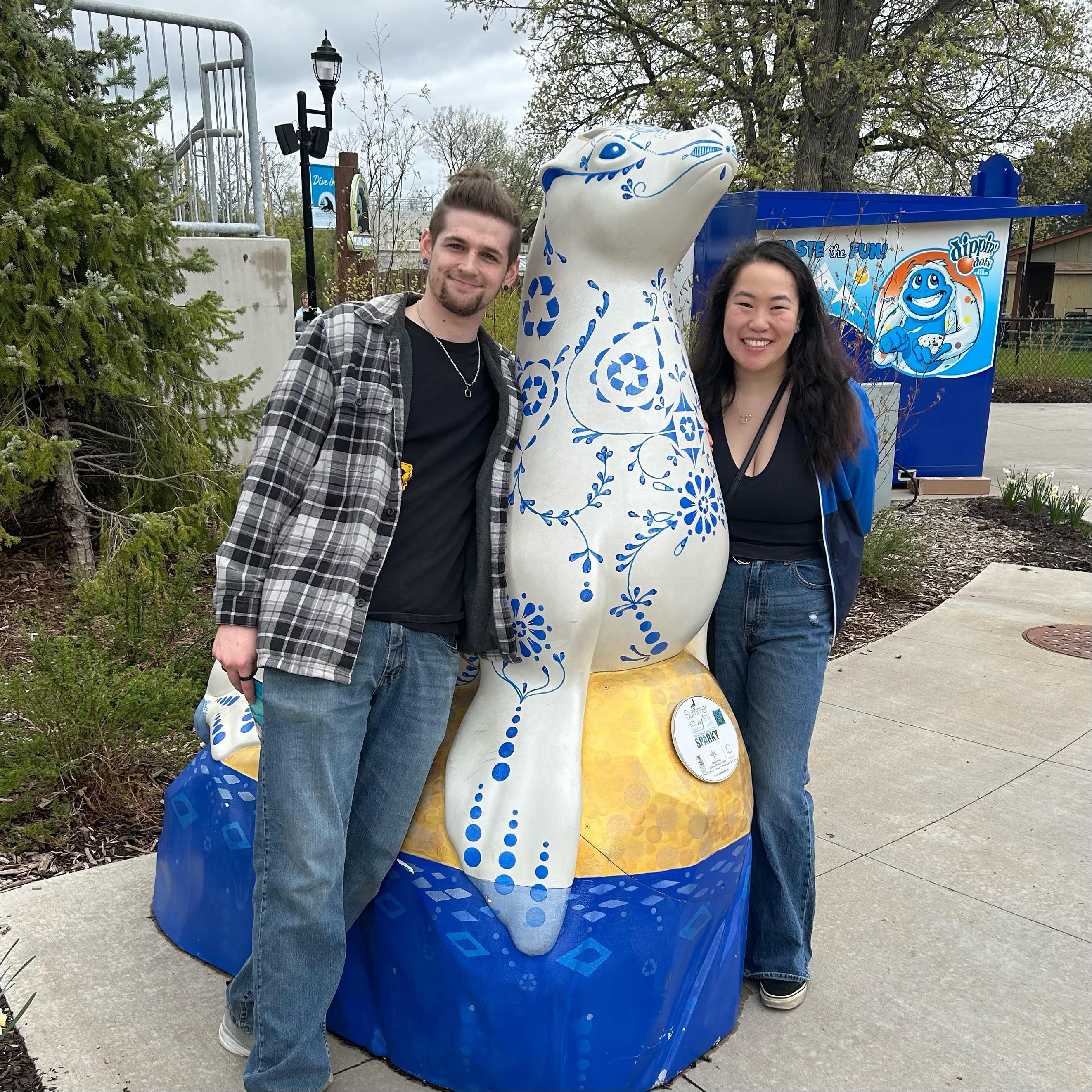 We took more photos in the zoo than we did when looking at this potential wedding venue