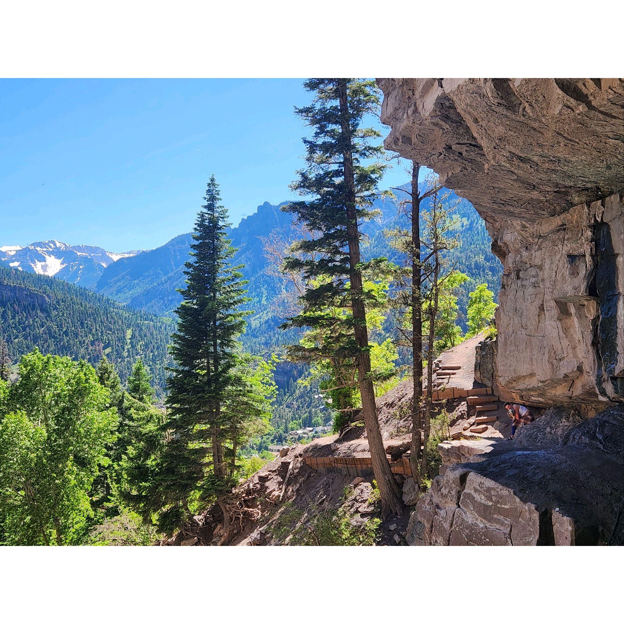 We've been to a lot of beautiful places in Colorado together; Ouray has to be the most beautiful.