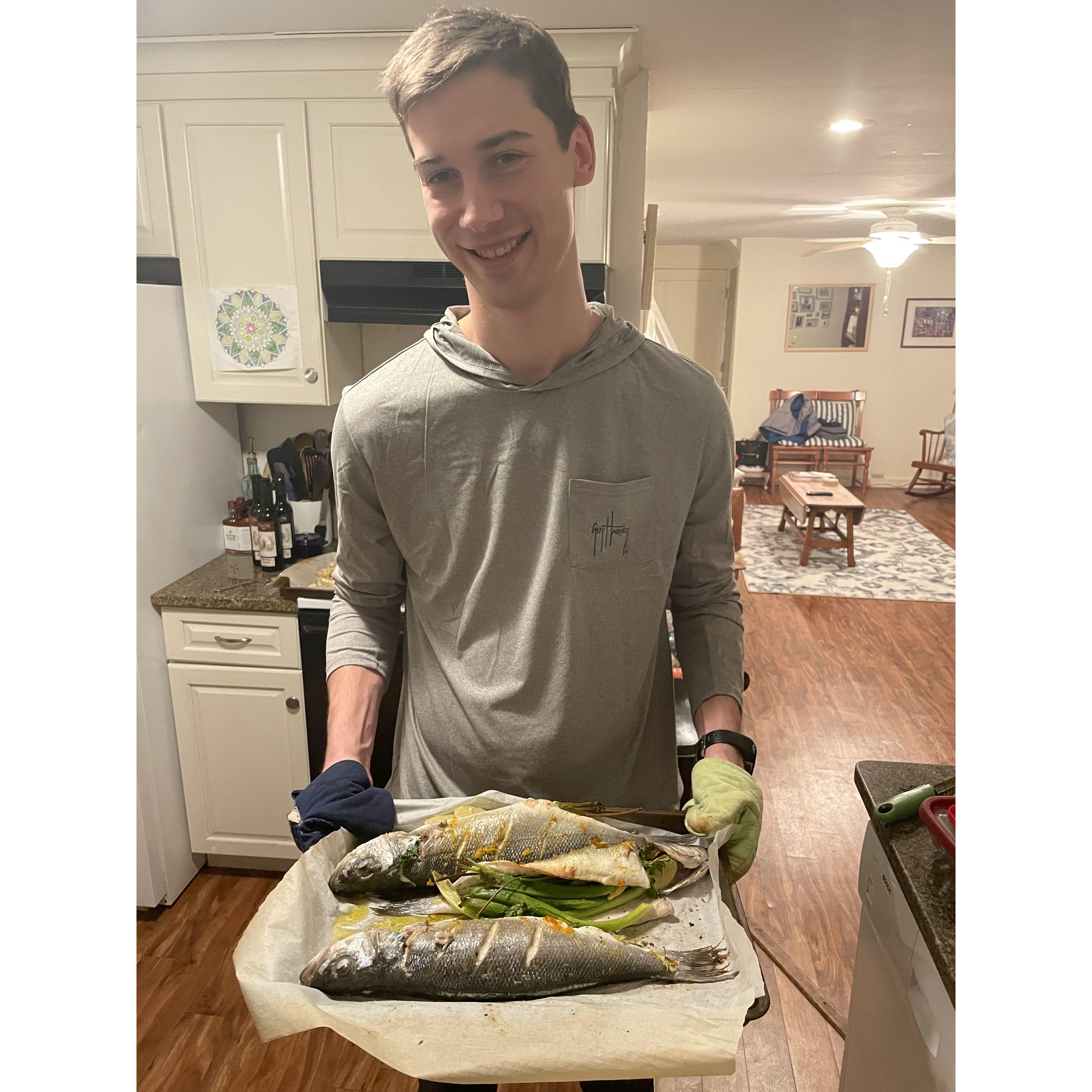The artist and his masterpiece