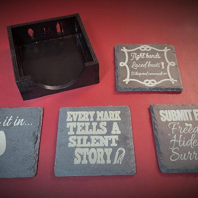 BDSM Themed Drink Coasters