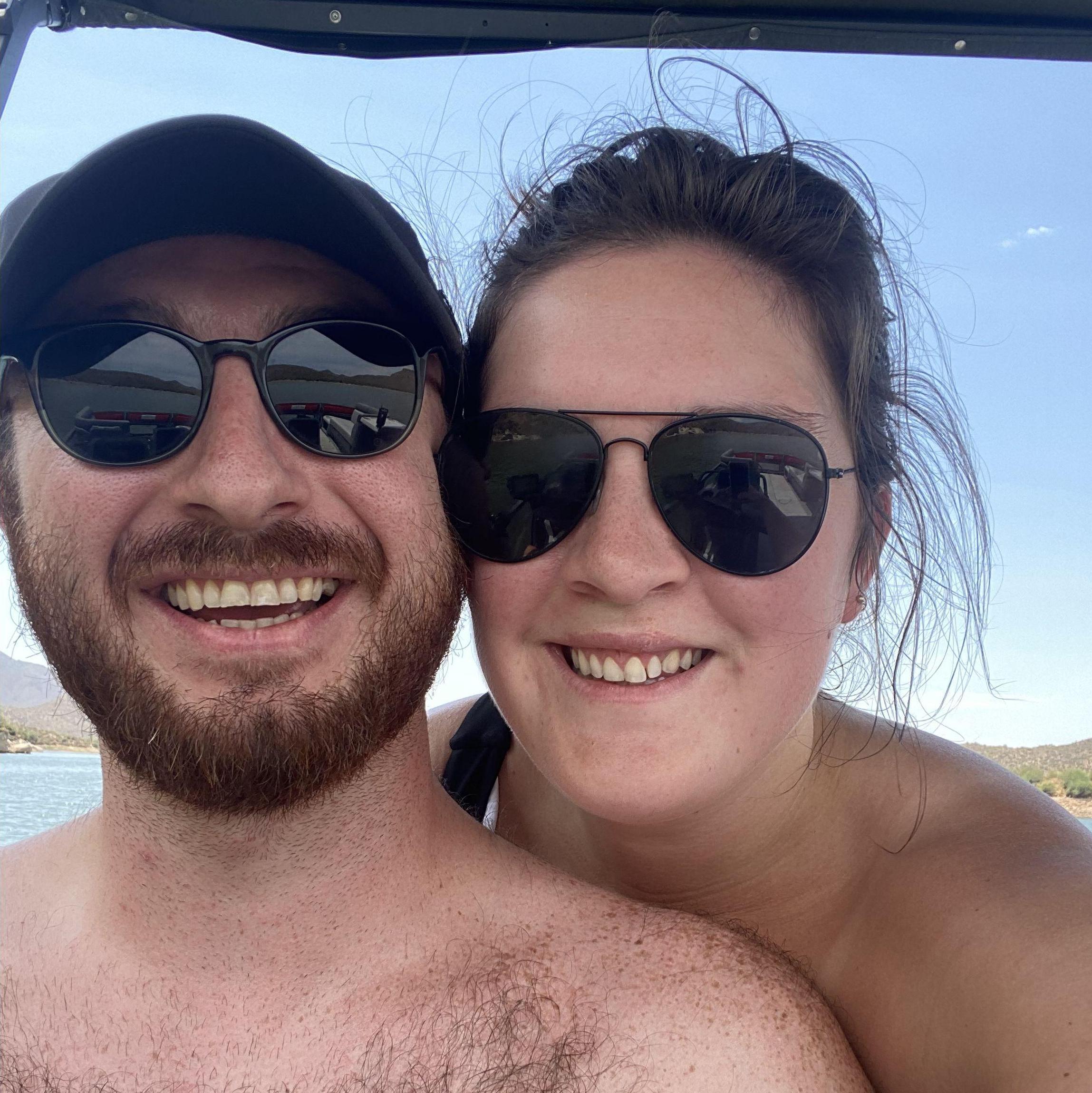 7.28.2024 | celebrated our 1 year anniversary with a lake day...