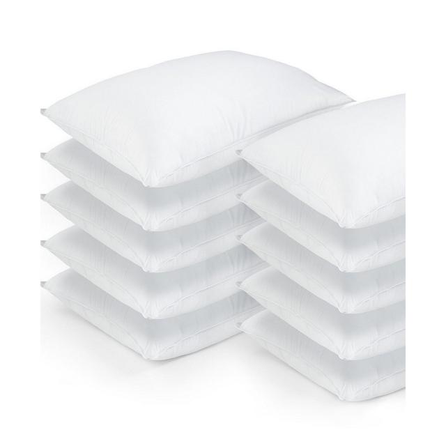 DOWNLITE EnviroLoft Soft/Medium Density Down Alternative 10-Pack Pillows, Queen