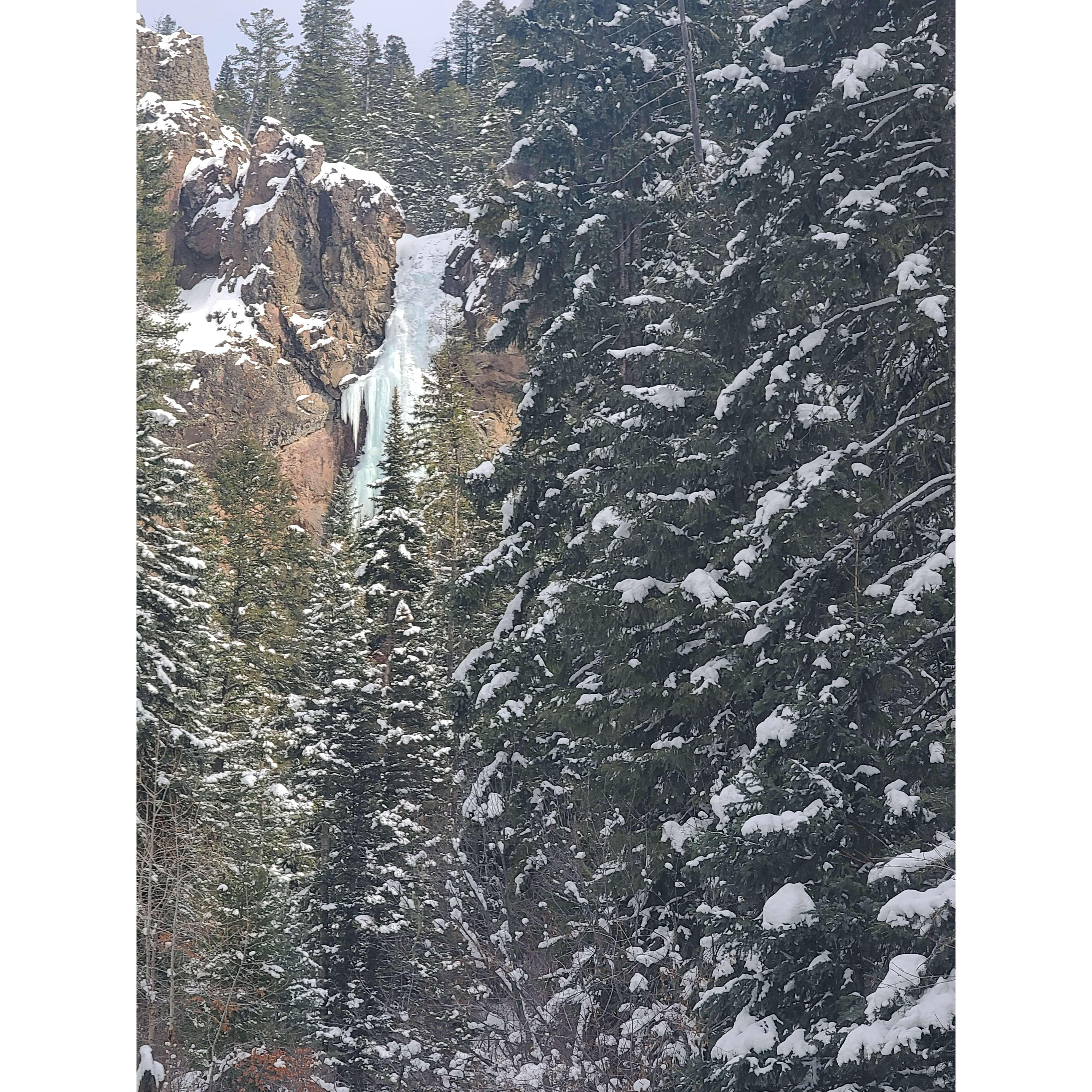 It all started when he decided he wanted to visit Pagosa on a whim. We went hiking in the snow, the hot springs, and walked around down town.