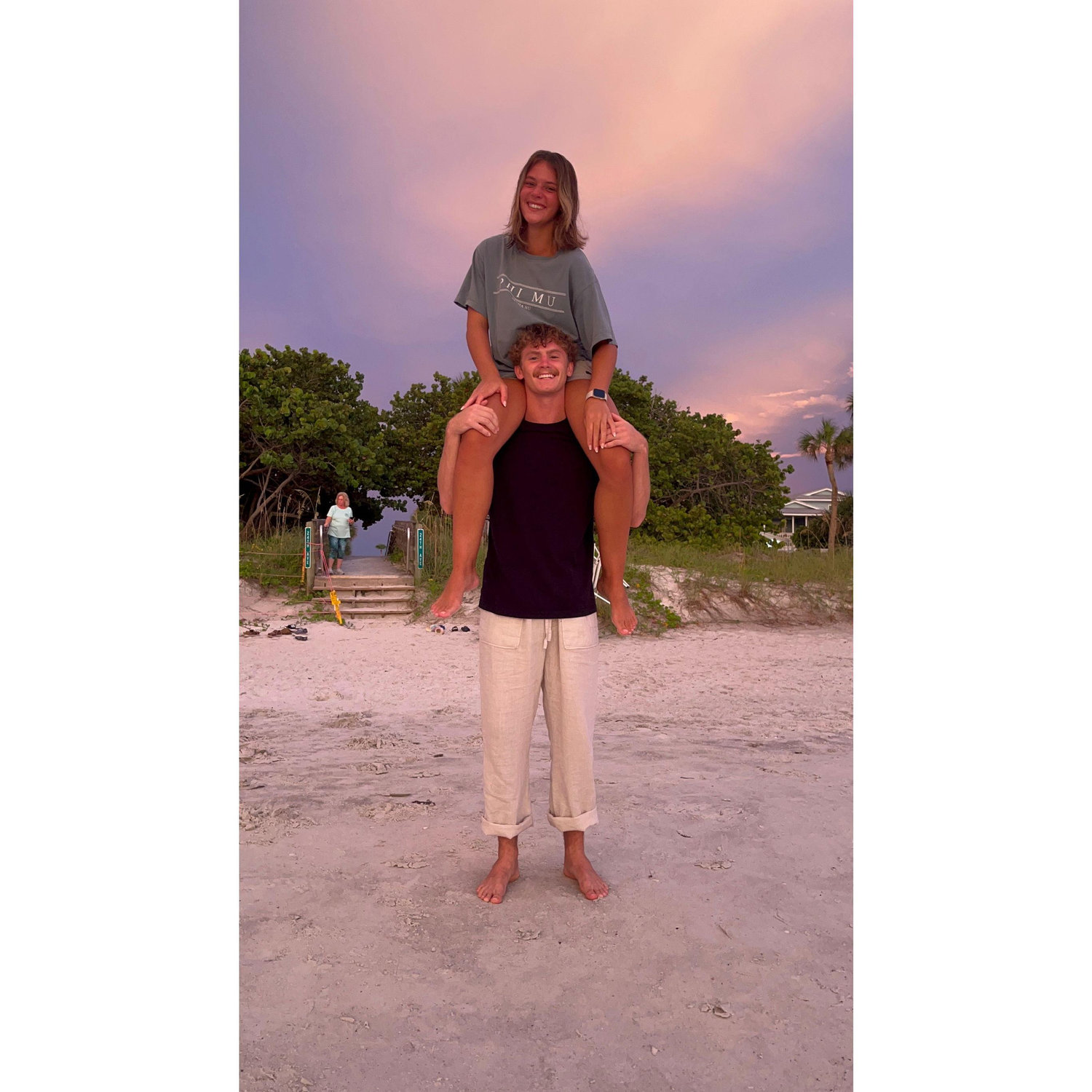 Time with Noah's family at Indian Rocks Beach!