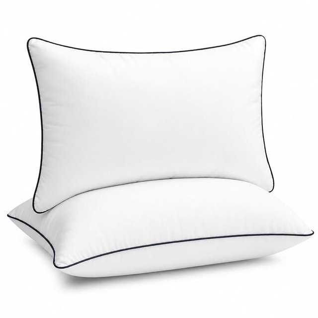 puredown® 12x20 Pillow Inserts Set of 2, Fluffy Overfilled Down Alternative Lumbar Pillows, Soft Plush Decorative Throw Pillows for Couch, Sofa, Bed and Home Decor