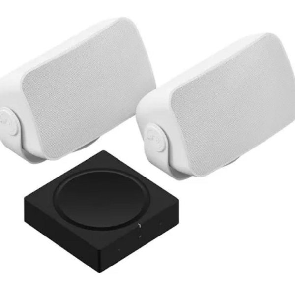 Weatherproof Outdoor Speaker Set and Amp | Sonos