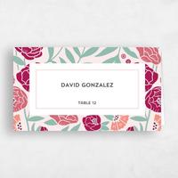 Pink Wedding Place Card - Kearney