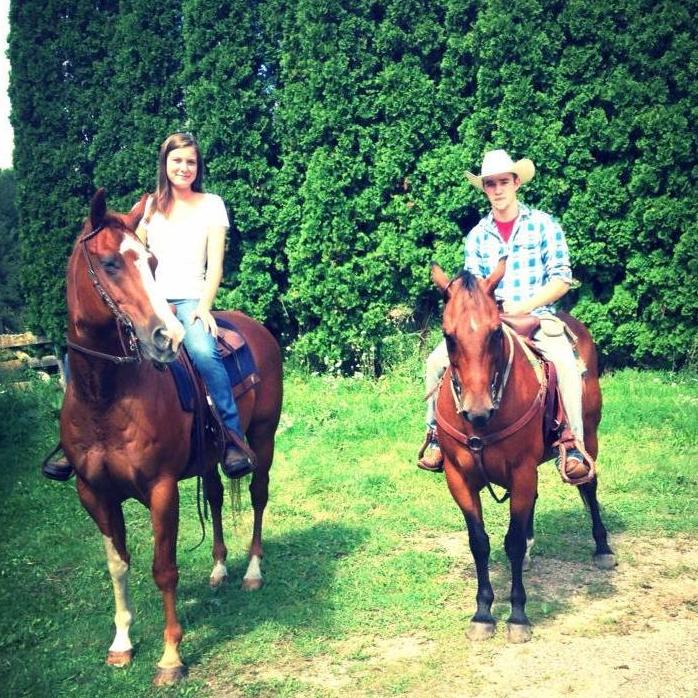 Horse back riding in Vermont