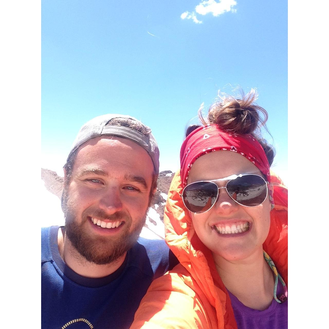 At the top of a 14er in Colorado!