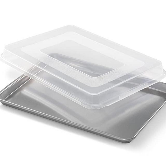 Artisan Professional Classic Aluminum Baking Sheet Pan Set with 18 x 13-inch Half Sheet and Cover