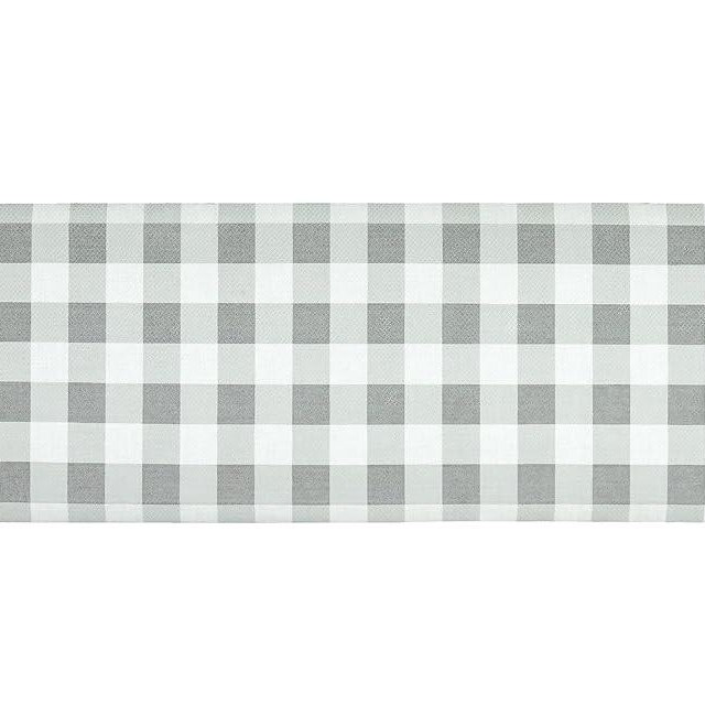 OnesCosy Anti Fatigue Kitchen Rugs Farmhouse Kitchen Mats for Floor,Cushioned Non-Slip Waterproof Ergonomic Comfort Rug Standing Mat for Kitchen,Floor,Home,Office,Sink,Laundry,Plaid Grey 17.3"x60"